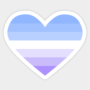 Bellussexual Heart (7 stripes) Sticker